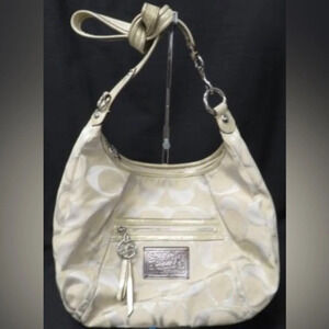 COACH Signature Cs Fabric Bag Purse